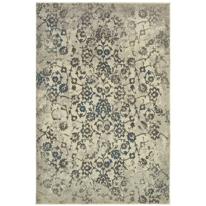 Pasha 5502H Beige/Grey 1'10" x 3' Rug