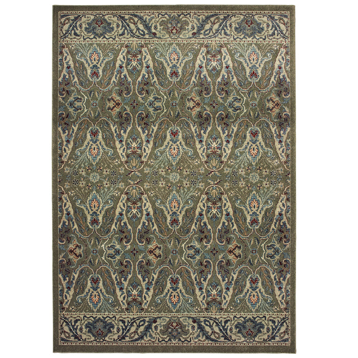 Raleigh 655Q5 Brown/Ivory 5'3" x 7'6" Rug