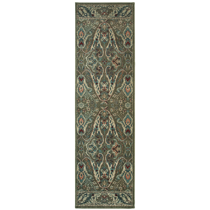 Raleigh 655Q5 Brown/Ivory 5'3" x 7'6" Rug