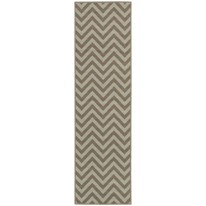 Riviera 4593E Grey/Blue 1'9" x 3'9" Rug
