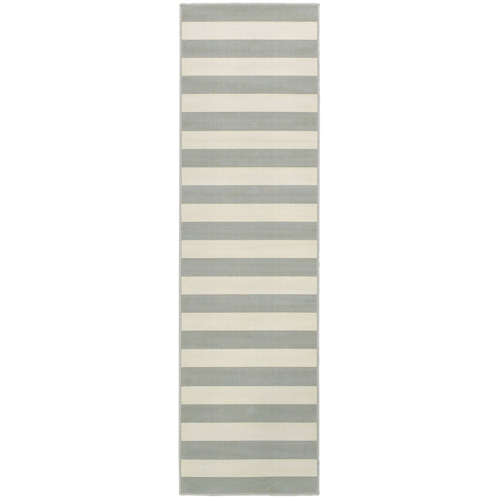 Riviera 4768H Grey/Ivory 1'9" x 3'9" Rug