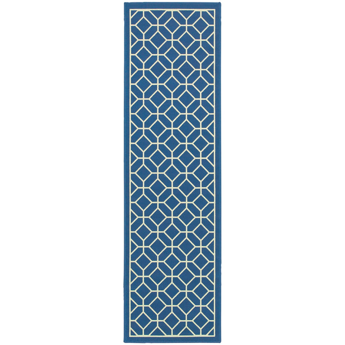 Riviera 4771G Blue/Ivory 1'9" x 3'9" Rug