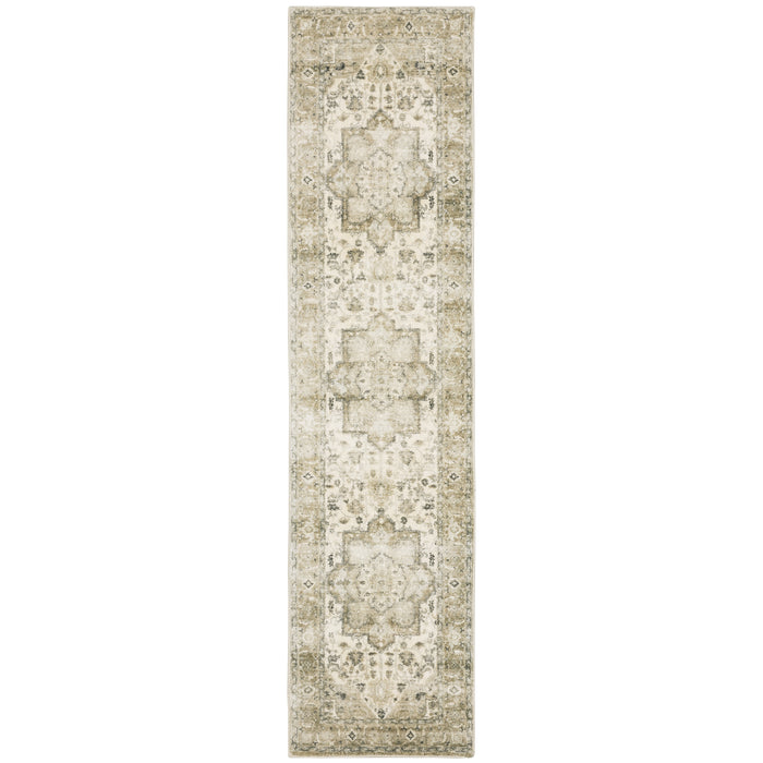 Savoy 28108 Tan/Ivory 5'3" x 7'3" Rug