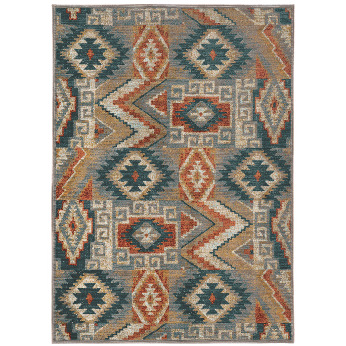 Sedona 5937D Blue/Multi 1'10" x 3' Rug