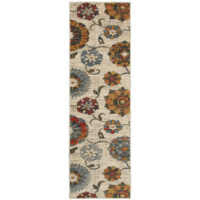 Sedona 6361A Ivory/Multi 1'10" x 3' Rug