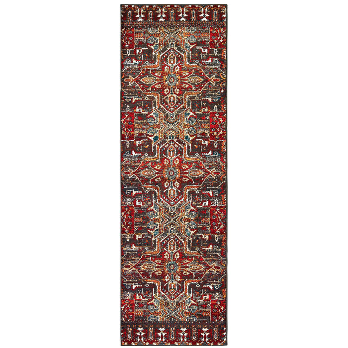 Sedona 9575A Red/Orange 1'10" x 3' Rug