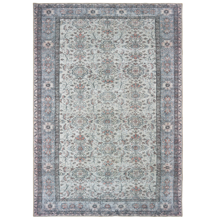 Sofia 85814 Ivory/Blue 1'9" x 2'8" Rug
