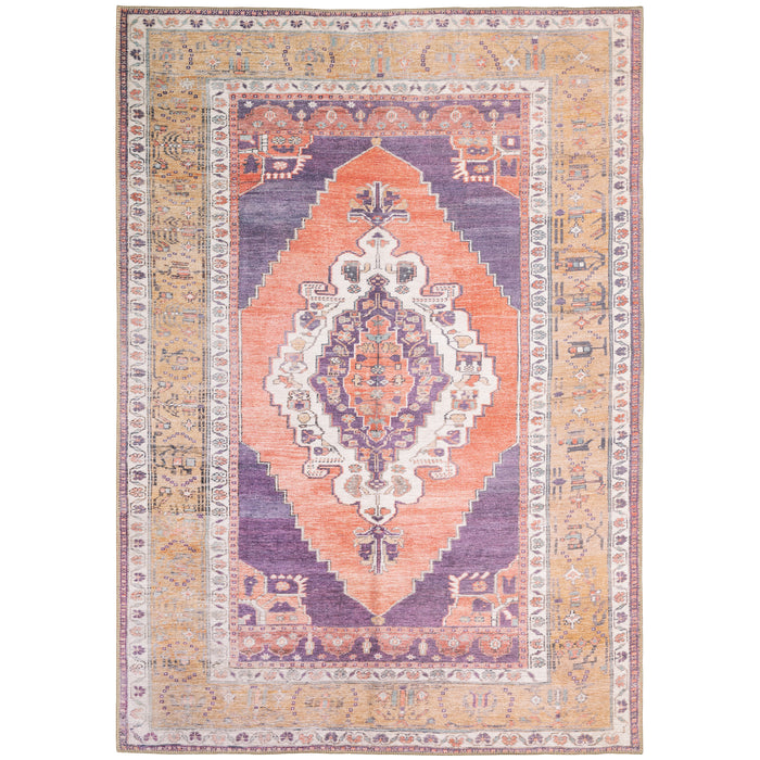 Sofia 85822 Purple/Orange 1'9" x 2'8" Rug