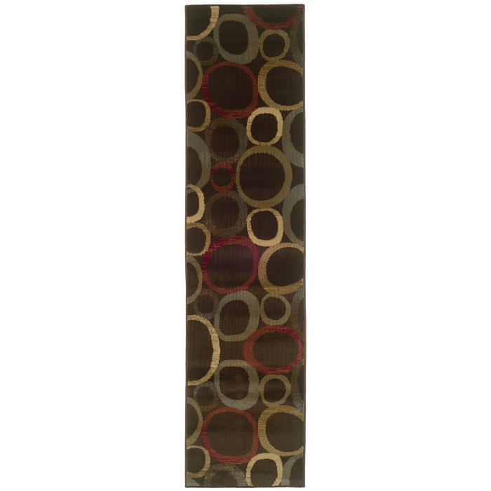 Tybee 2361D Brown/Beige 3'2" x 5'5" Rug