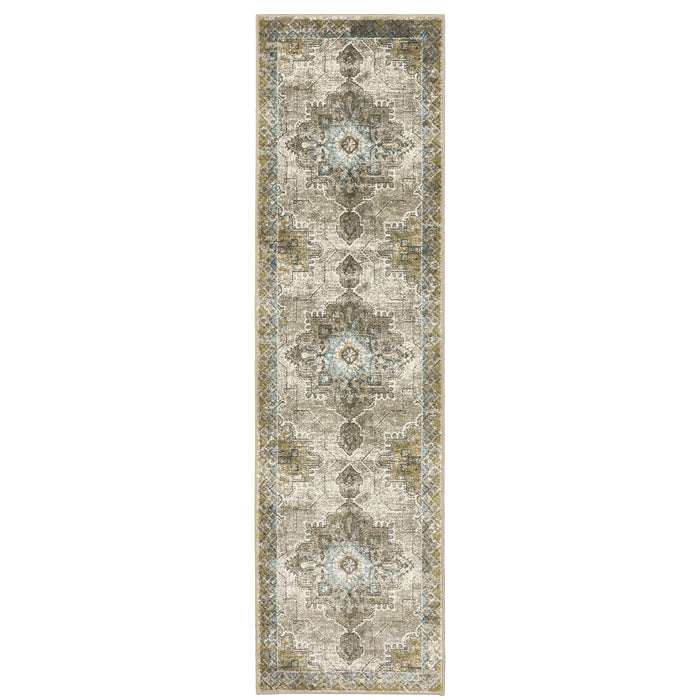 Venice 1104W Grey/Blue 3'10" x 5'5" Rug
