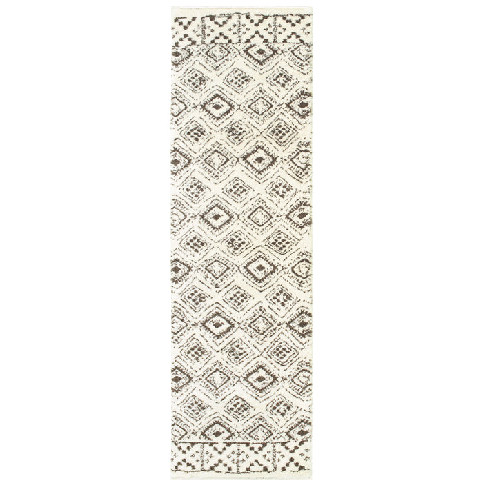 Verona 1330W Ivory/Brown 5'3" x 7'6" Rug