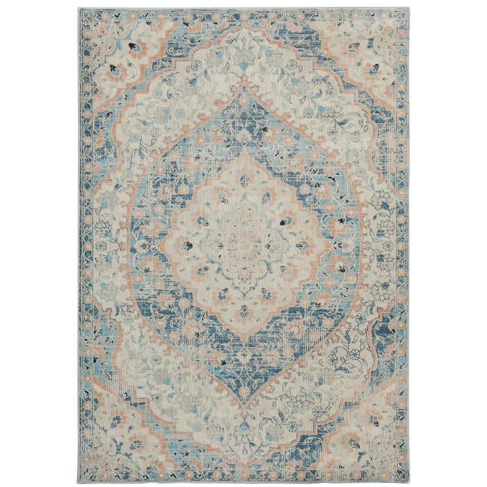 Xanadu 532L6 Blue/Orange 5'3" x 7'6" Rug