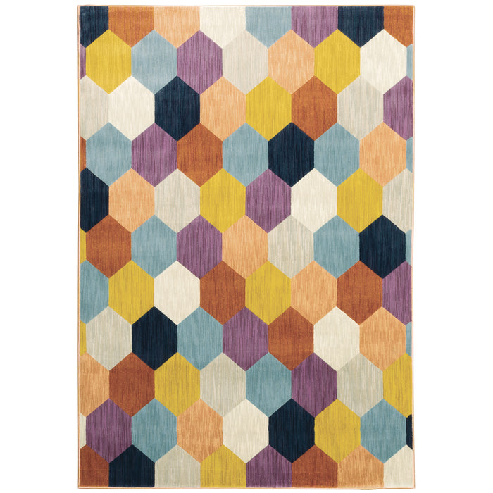 Xanadu 093W6 Multi-Colored 3'10" x 5'5" Rug