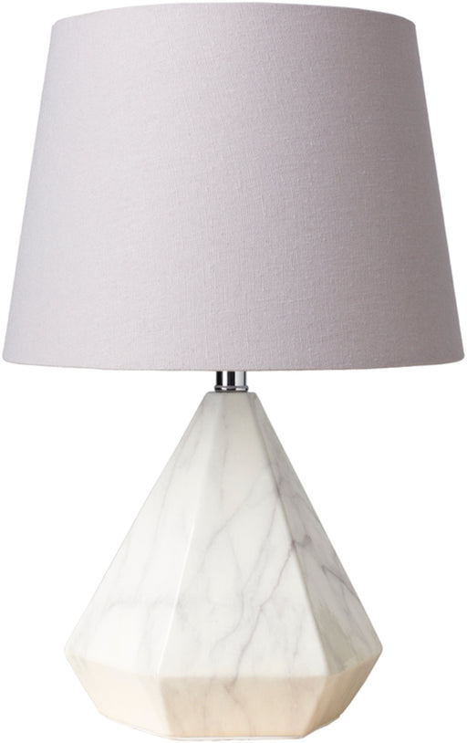 Livabliss Posh POS-100 Modern White Table Lamp