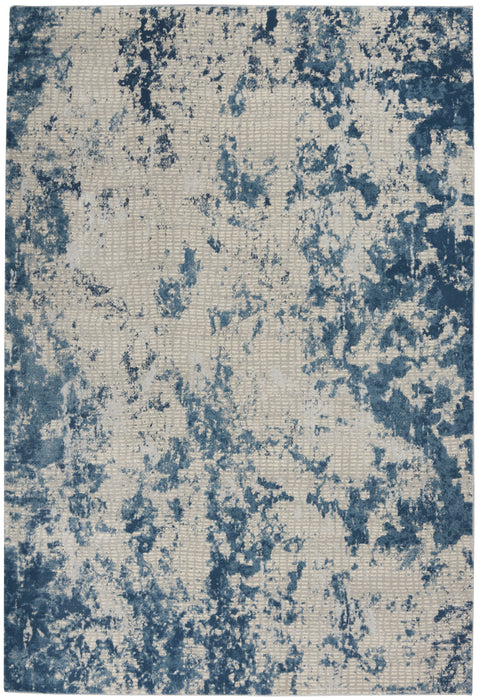 Nourison Rustic Textures RUS16 Grey/Blue Area Rug