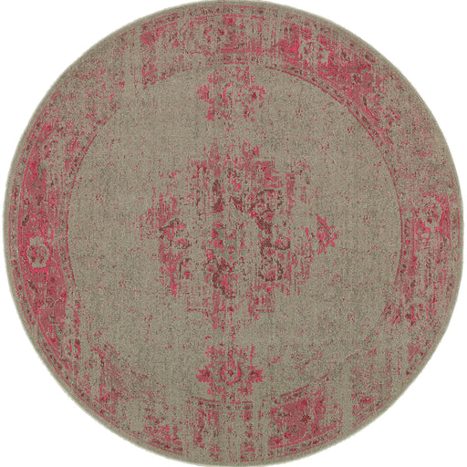 Oriental Weavers Revival Grey/Pink Oriental 6330F Area Rug