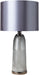 Surya Woodson WOO-100 Updated Traditional Slate Gray Table Lamp