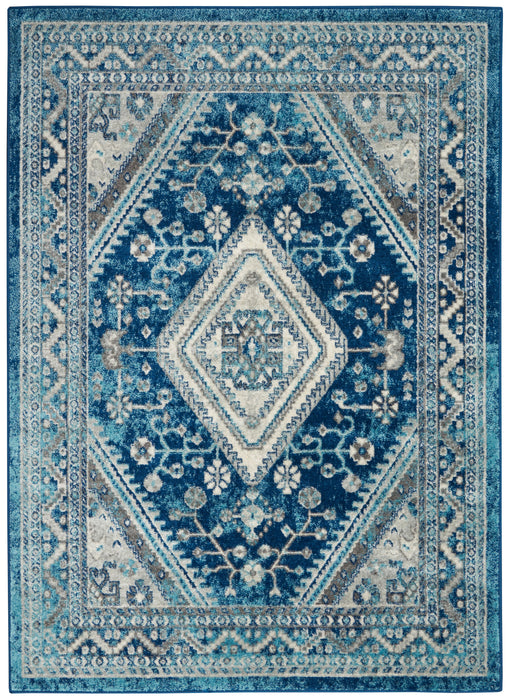 Nourison Persian Vintage PRV03 Ivory Blue Area Rug